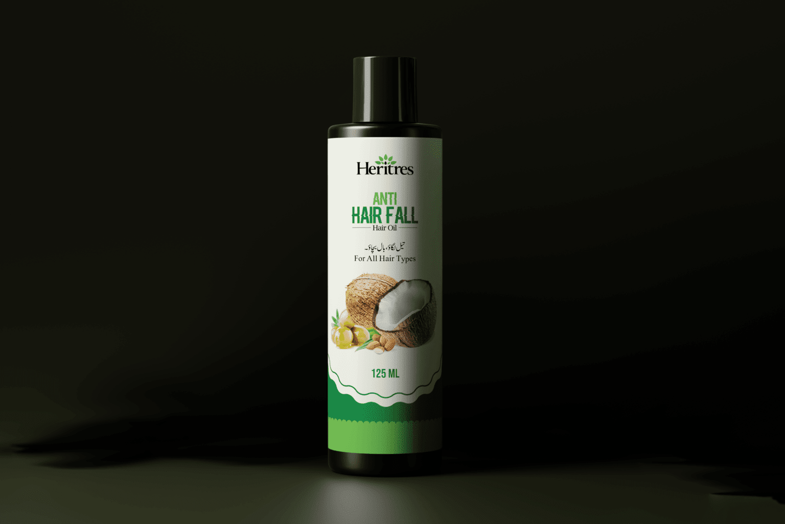 Heritres Anti Hair fall Oil 125ML 1 Heritres Hair Care Anti Hair Fall Oil bottle for all hair types 125ml